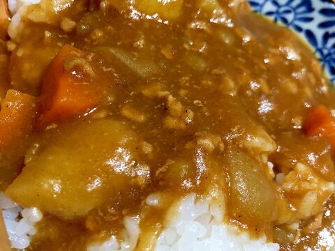 圧力鍋で！鶏ひき肉と生姜のカレー★